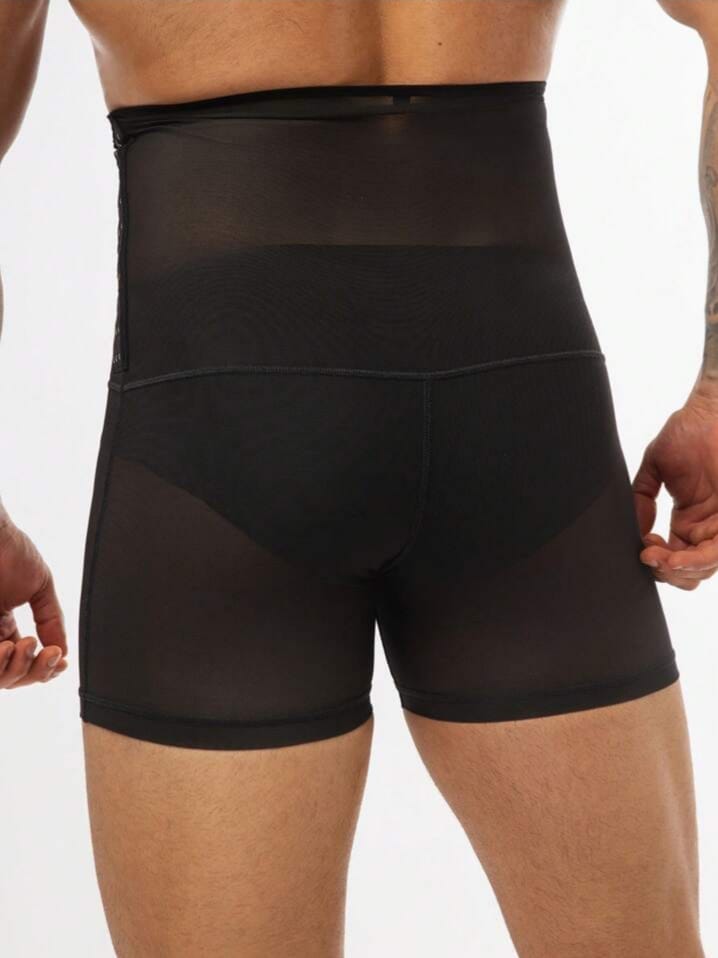 Men's High-Waist Compression Shapewear Boxer Shorts – Tummy Control Waist Trainer Underwear